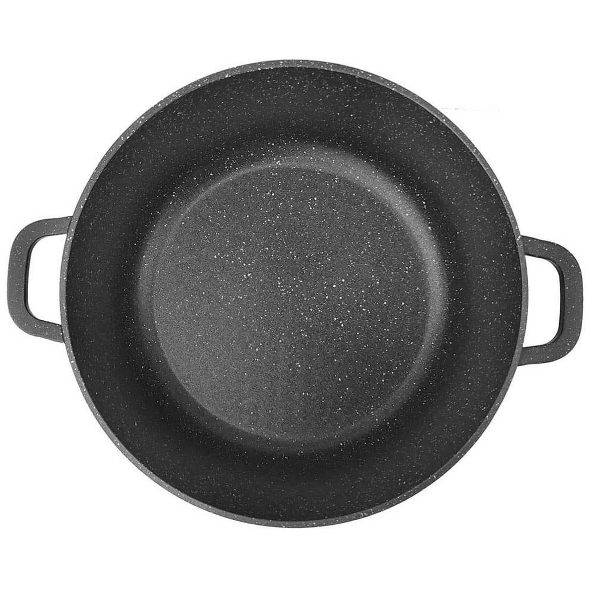 TOPF Schwarz 24/24/16.5 cm KH1598 - Schwarz, Glas (24cm) - Kinghoff 