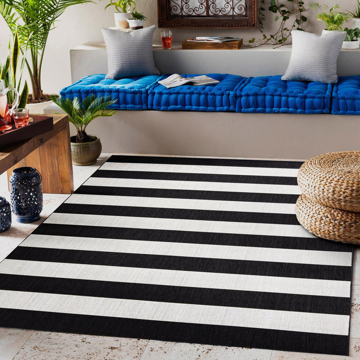 TEPPICH Flat 140/200 cm - Weiß, Textil (140/200cm) - rugsX