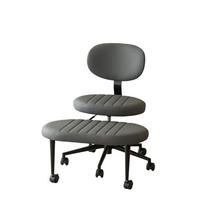DREHSTUHL DE-41030 mit integrierter Fußstütze 360° drehbar Grau - Grau, Metall (69/92/40cm) - ComfortXL
