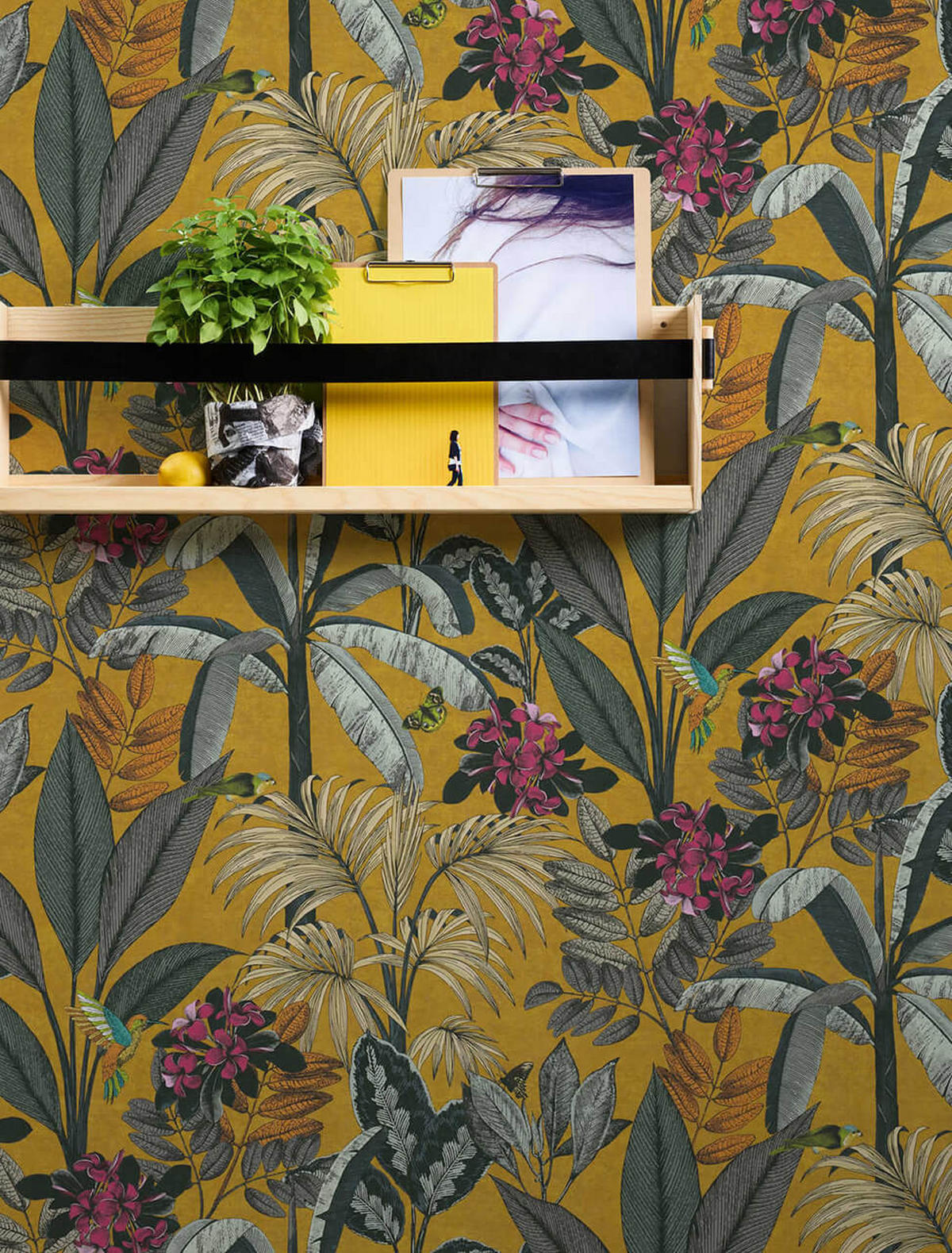 VLIESTAPETE Gelb 53/1005 cm - Gelb, Textil (53/1cm) - KUNSTLOFT