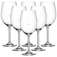 ROTWEINGLÄSER GEEICHT Daily Gastro-Edition transparent 0,2 l 6er Set - Transparent, Glas (0.2L) - Leonardo Living
