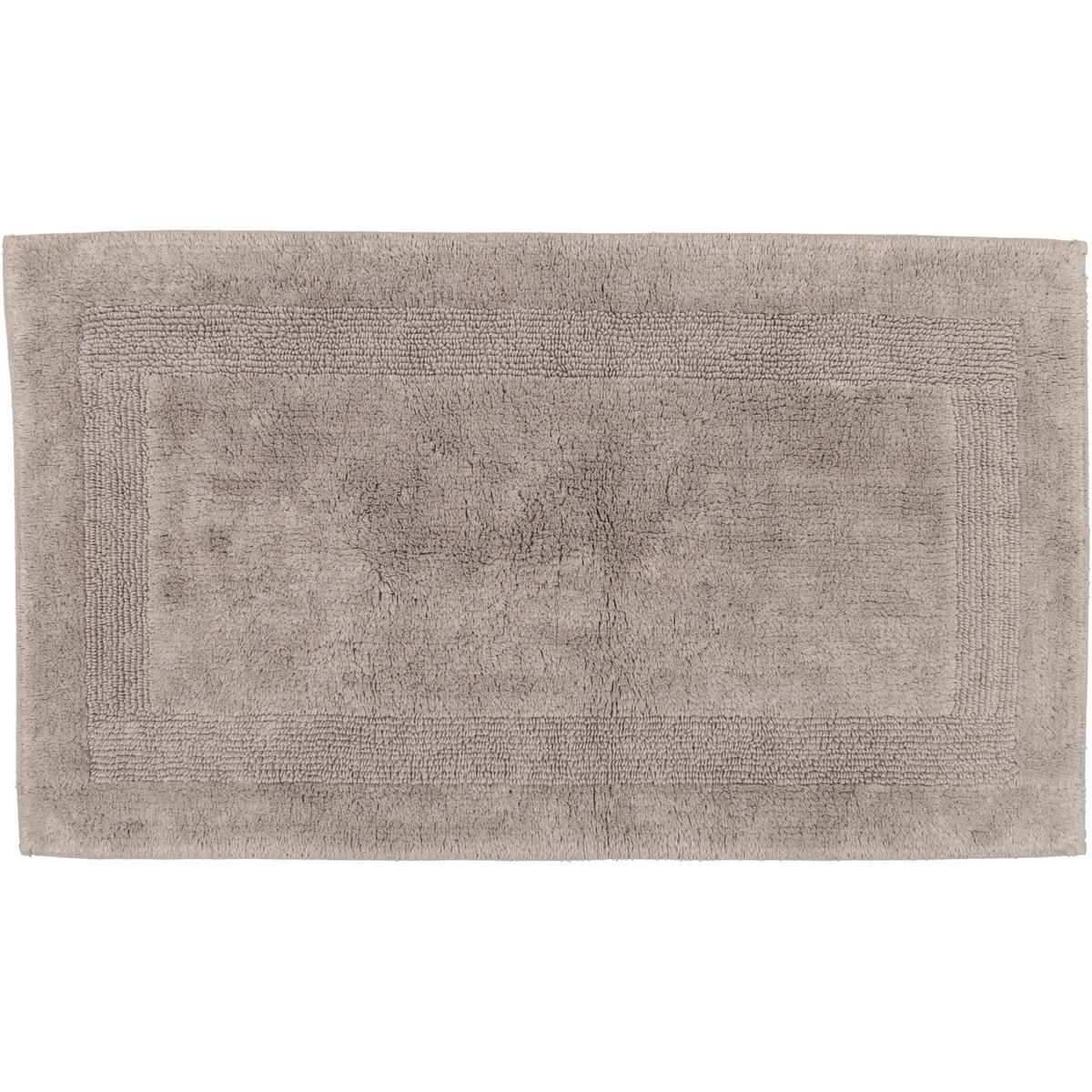 BADTEPPICHE LUXUS BADTEPPICH 1000 GRAPHIT - 779 - Grau, Textil (60/100cm) - Cawö