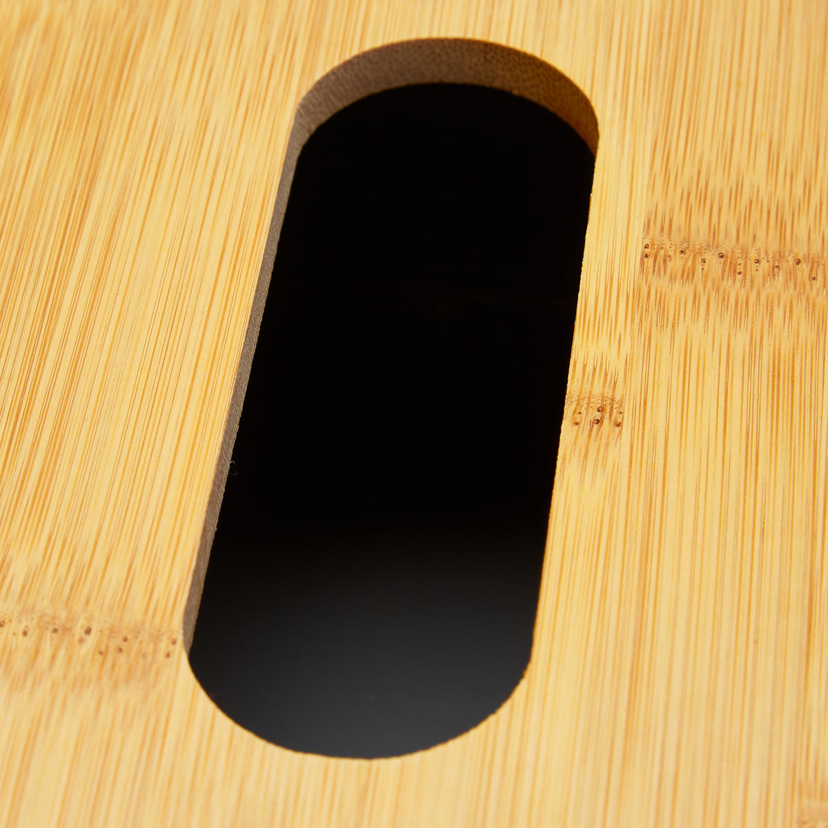 KRABIČKA na vreckovky - antracitová, drevo/plast (13/23/10cm) - Relaxdays