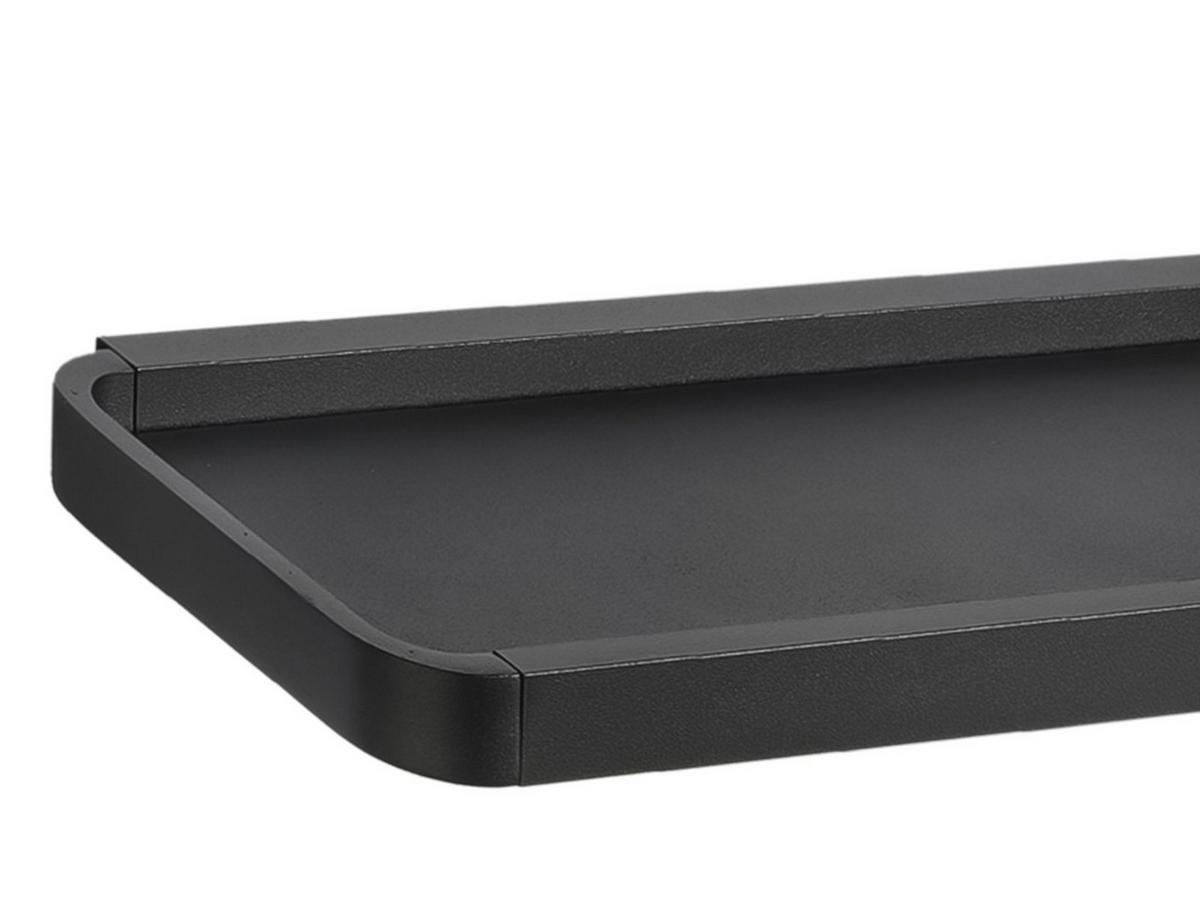 WANDABLAGE Rim schwarz 44x11cm - Schwarz, Metall (44/2/11cm) - Zone Denmark