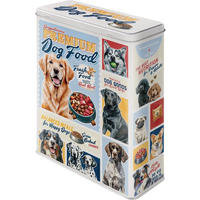 VORRATSDOSE XL Premium Dog Food - Multicolor, Metall (19/26/8cm) - Nostalgic-Art