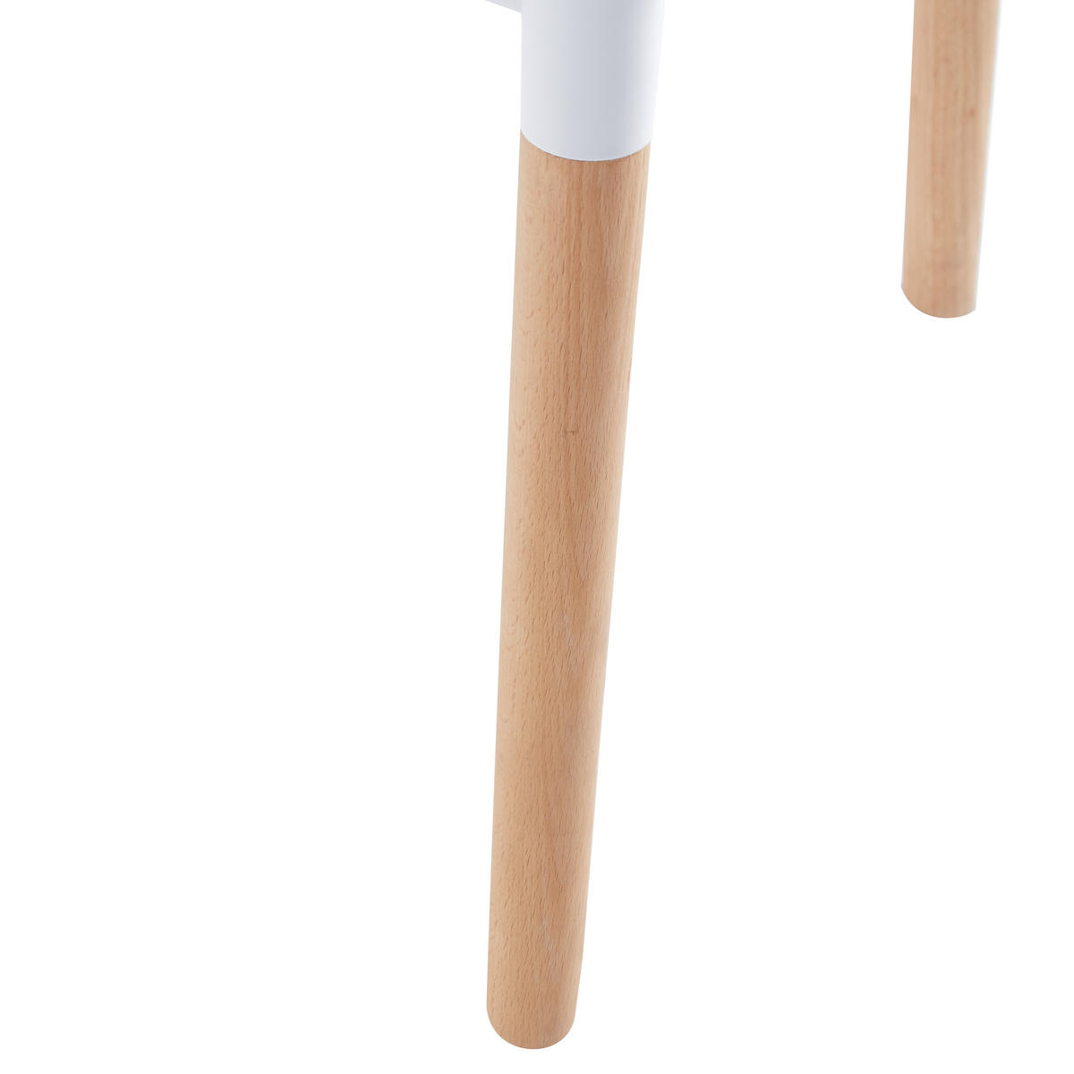 STUHL 4er-Set Polypropylen Weiß - Weiß, Kunststoff (45/75/46cm) - Nordlys