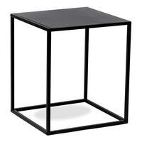 BEISTELLTISCH Rechteckig Schwarz 45 x 45 x 52 cm - Schwarz, Metall (45/45/52cm) - Nordlys