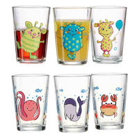 KINDERGLÄSER Meerestiere und Monsterchen bunt 205 ml 6er Set - Multicolor, Glas (0.205L) - Ritzenhoff Breker