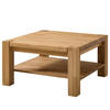 COUCHTISCH - Massivholz - Eichefarben/Braun, Holz (70/70/38cm) - home24