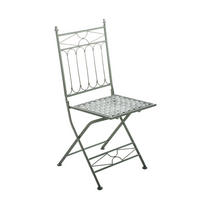 GARTENSTUHL Asiri antik-grün - Grün, Metall (40/39/95cm) - TPFGarden