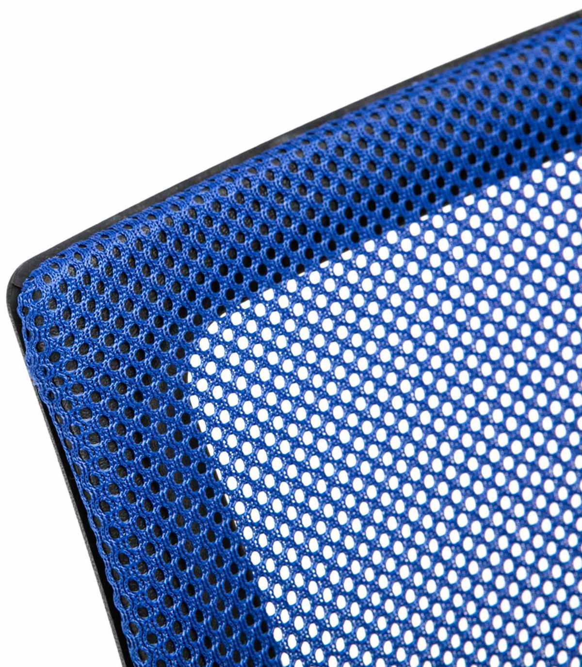 BÜROSTUHL PARIS - 88x56x54, Blau | Kunstleder | Kunststoff Gestell - Blau, Leder/Kunststoff (56/88/54cm) - DELUKE