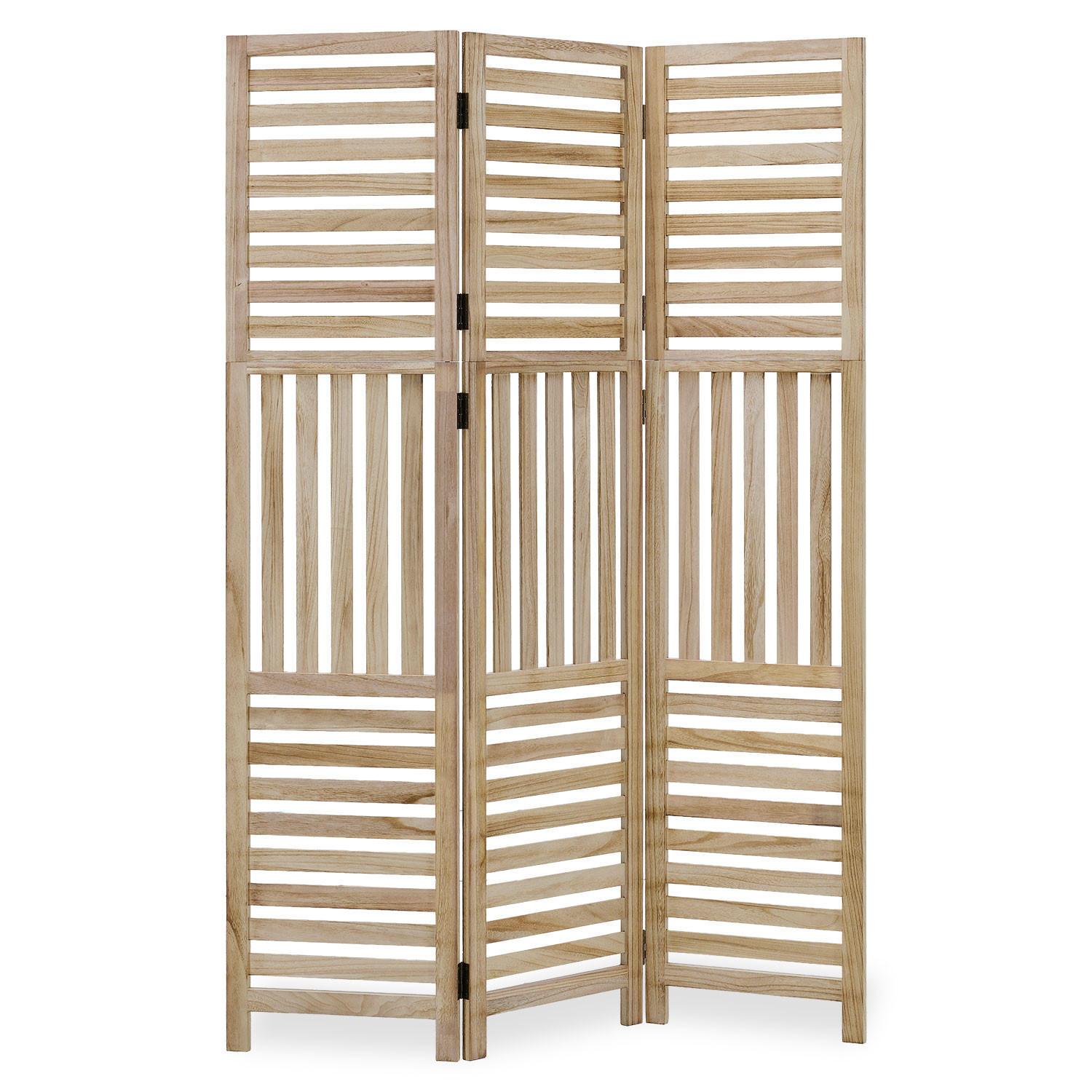 Homestyle4u Paravent Beige 120x170x2 cm