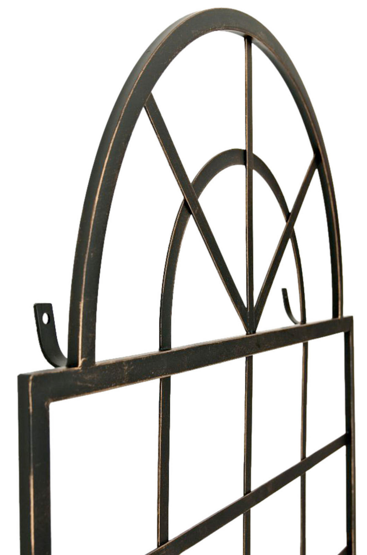 RANKGITTER 2er Set Metall bronze - Bronzefarben, Metall (70/180/1cm) - CLP