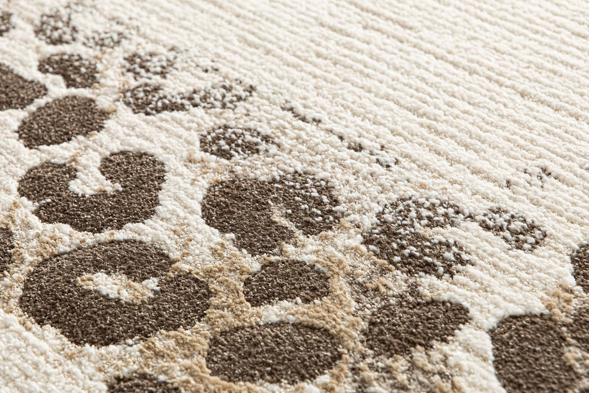 TEPPICH, Weicher mit Leoparden-Design beige - Beige, Textil (120/170cm) - AFK Living