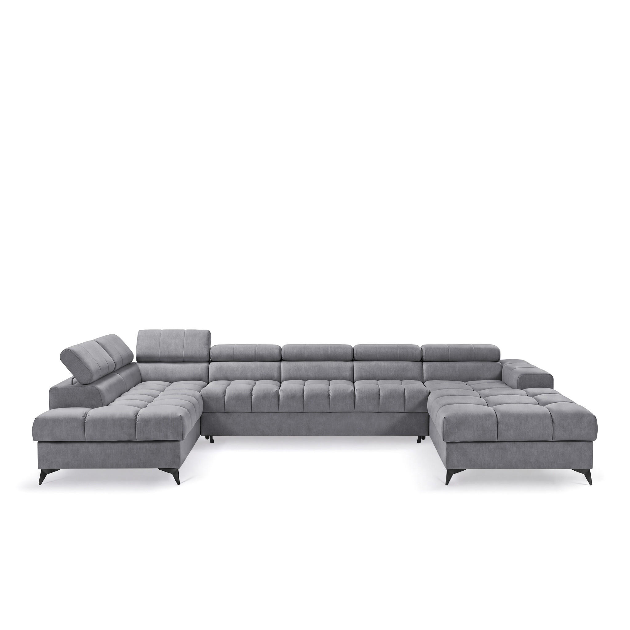 Muffo Ecksofa Dunkelgrau 421x203 cm