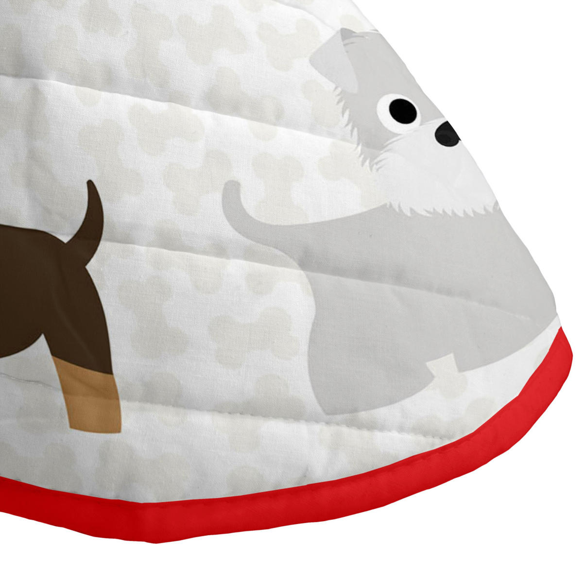 TAGESDECKE dogs 180x260 cm (bett 80/90/105) mehrfarbig - Multicolor, Textil (180/260cm) - Happy Friday
