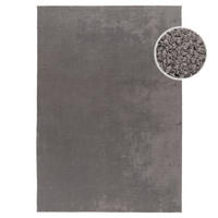 KURZFLOR-TEPPICH Calma 200 Anthrazit 200x280 cm - Grau, Kunststoff/Textil (200/280cm) - carpet city