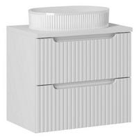 WASCHTISCHKOMBI 60 cm 3 Teile - Nova White N BM100 in Weiß/Matt - Weiß, Holz (60/57/40cm)