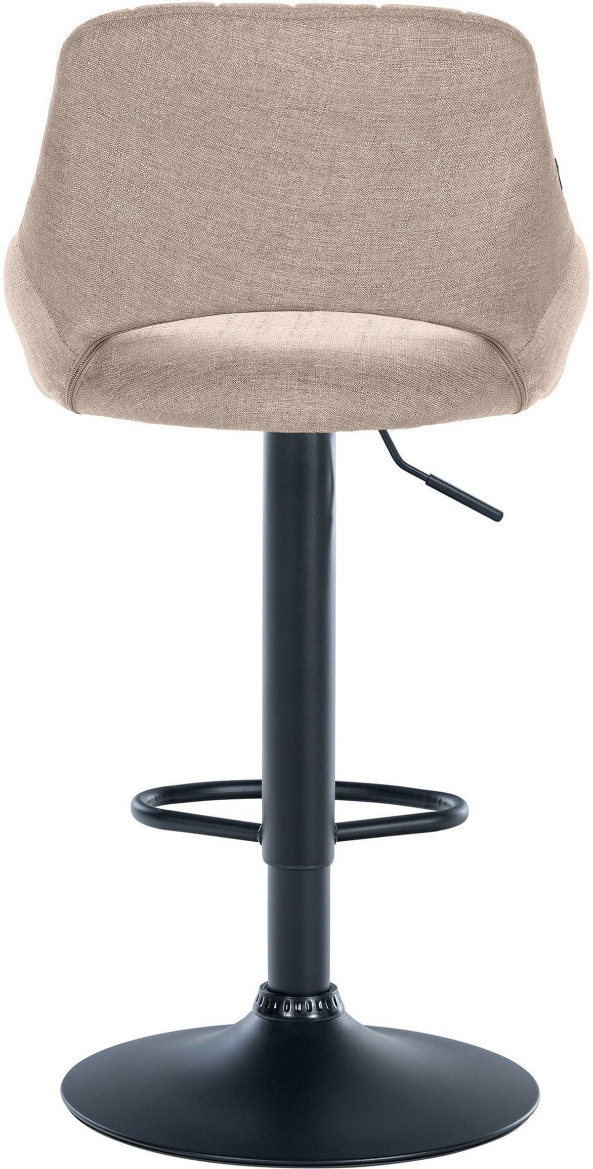 BARHOCKER 2er Set Stoff taupe - Taupe, Textil (47/85/48cm) - CLP