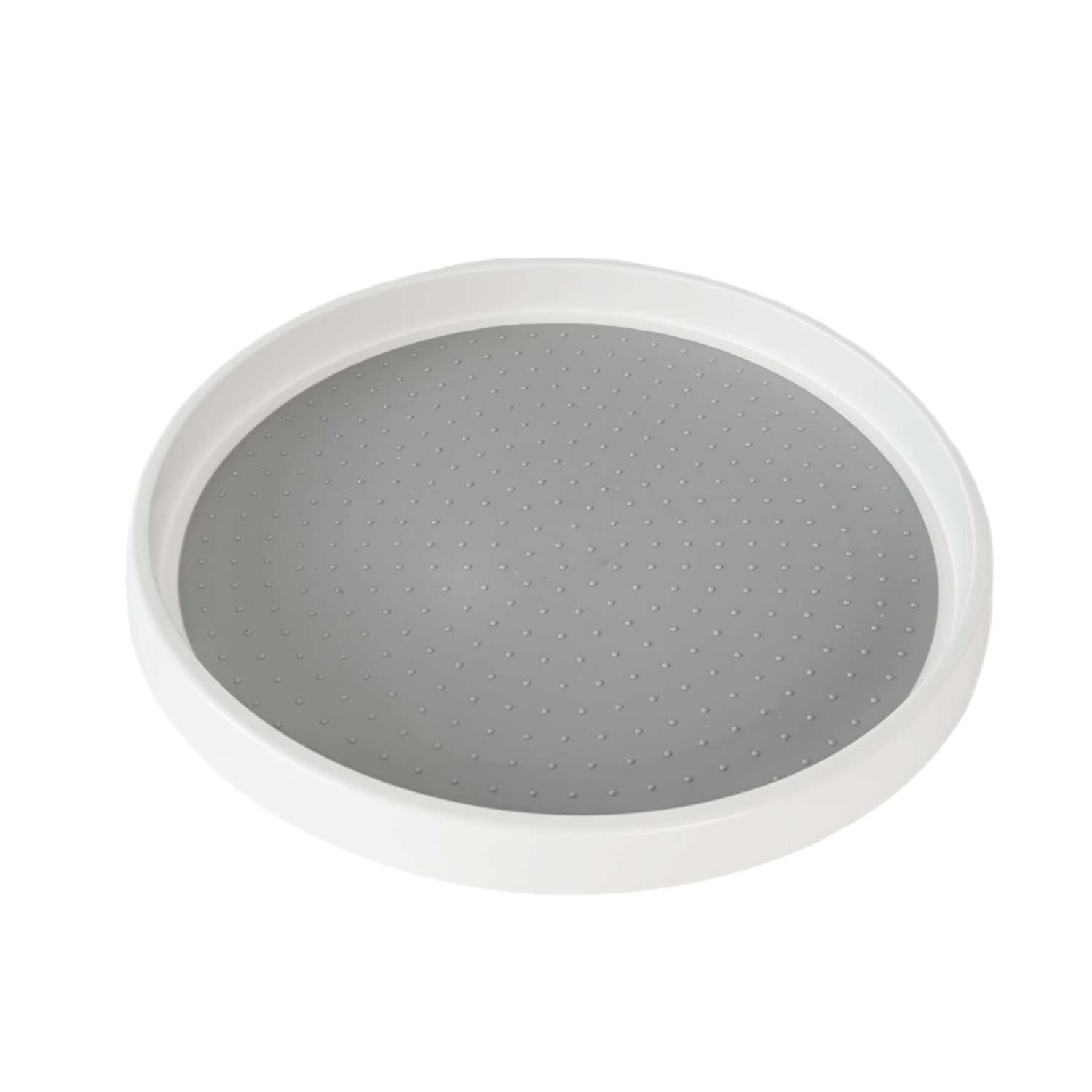 DREHTELLER 360 Grad drehbarer Organizer - Weiß, Kunststoff (29.5/3.5/29.5cm) - Intirilife