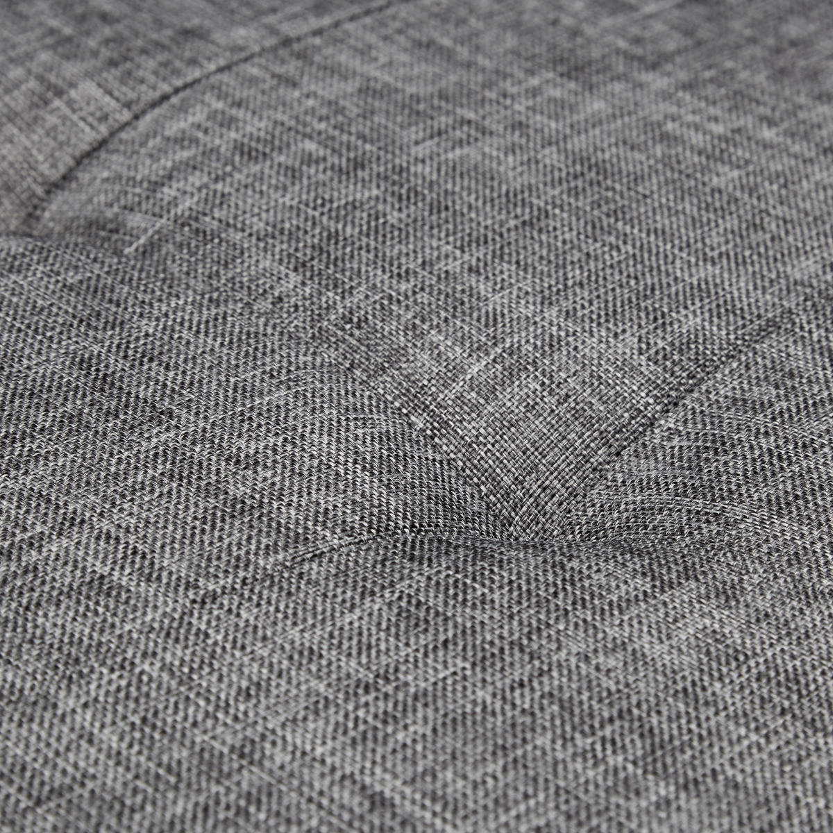 FALTBARE Sitzbank - Anthrazit, Holzwerkstoff/Textil (38/38/76cm) - Relaxdays