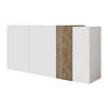 SIDEBOARD 3 Türen Pluton - L181 cm - Naturfarben, Holz (38/84.3/180.5cm) - Vente-Unique