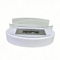 BIOETHANOL-KAMIN Weiß 34.5/13.6/19.7 cm - Weiß, Metall (19.7/13.6/34.5cm) - Authentics