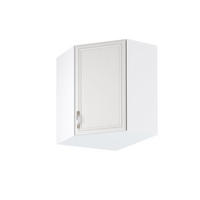 ECKHÄNGESCHRANK G60N – Sycylia Weiß – Diagonale Front – Weiß / Creme - Creme/Weiß, Holzwerkstoff (60/72/60cm) - ROYAL24_MARKT