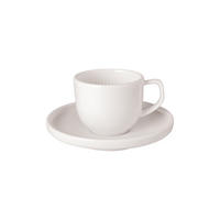 ESPRESSOTASSE MIT UNTERTASSE Afina weiß 50 ml - Weiß, Keramik (11.6/7.2/11.6cm) - Villeroy & Boch
