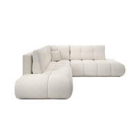 ECKSOFA DUCA II L-S Grau Chenille mit Schlaffunktion - Grau, Holz (266.5/266.5cm) - MASSENO