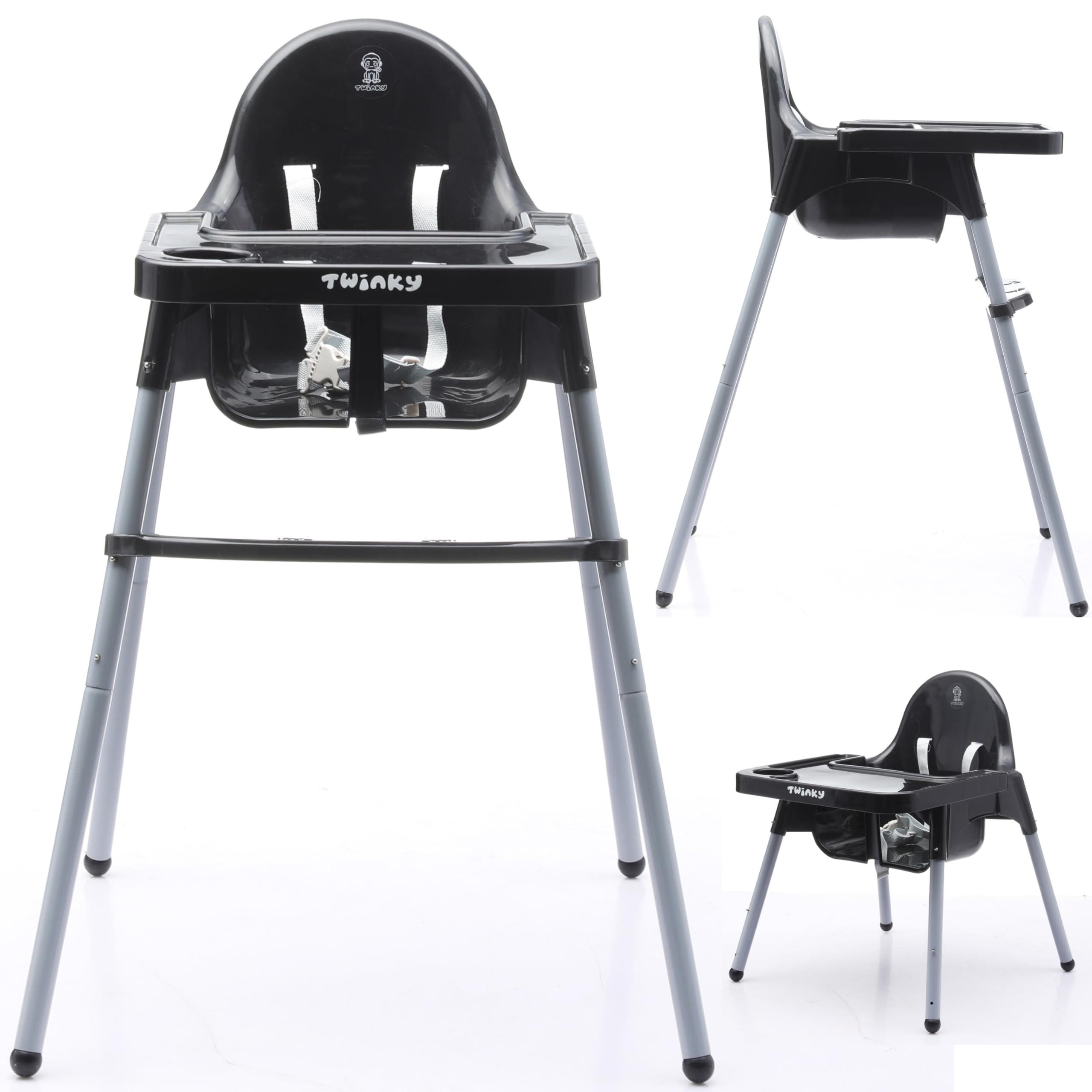 HOCHSTUHL Baby ECO mit Liegefunktion Schwarz - Schwarz, Kunststoff (56/89/58cm) - Twinky