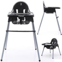 HOCHSTUHL Baby ECO mit Liegefunktion Schwarz - Schwarz, Kunststoff (56/89/58cm) - Twinky