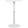 STEHTISCH rund 60 cm Holz weiß/weiß - Weiß, Holz/Metall (60/60/85cm) - CLP