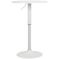 STEHTISCH rund 60 cm Holz weiß/weiß - Weiß, Holz/Metall (60/60/85cm) - CLP