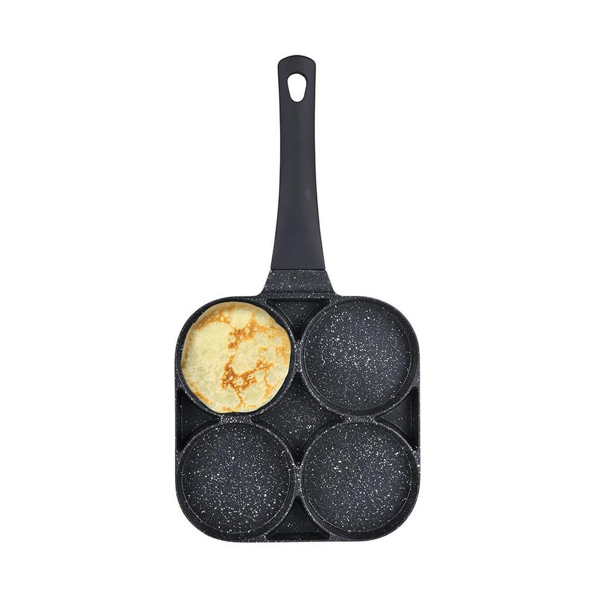 PFANNKUCHENPFANNE Schwarz 20/20/2.5 cm BH1447 - Schwarz, Metall (20cm) - Berlinger Haus