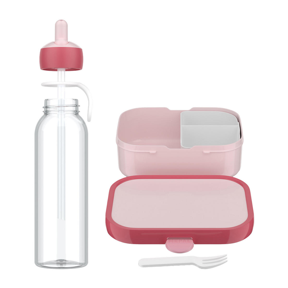 LUNCHSET Campus Cool Pink 2er Set - Pink, Kunststoff (1/1/1cm) - Mepal