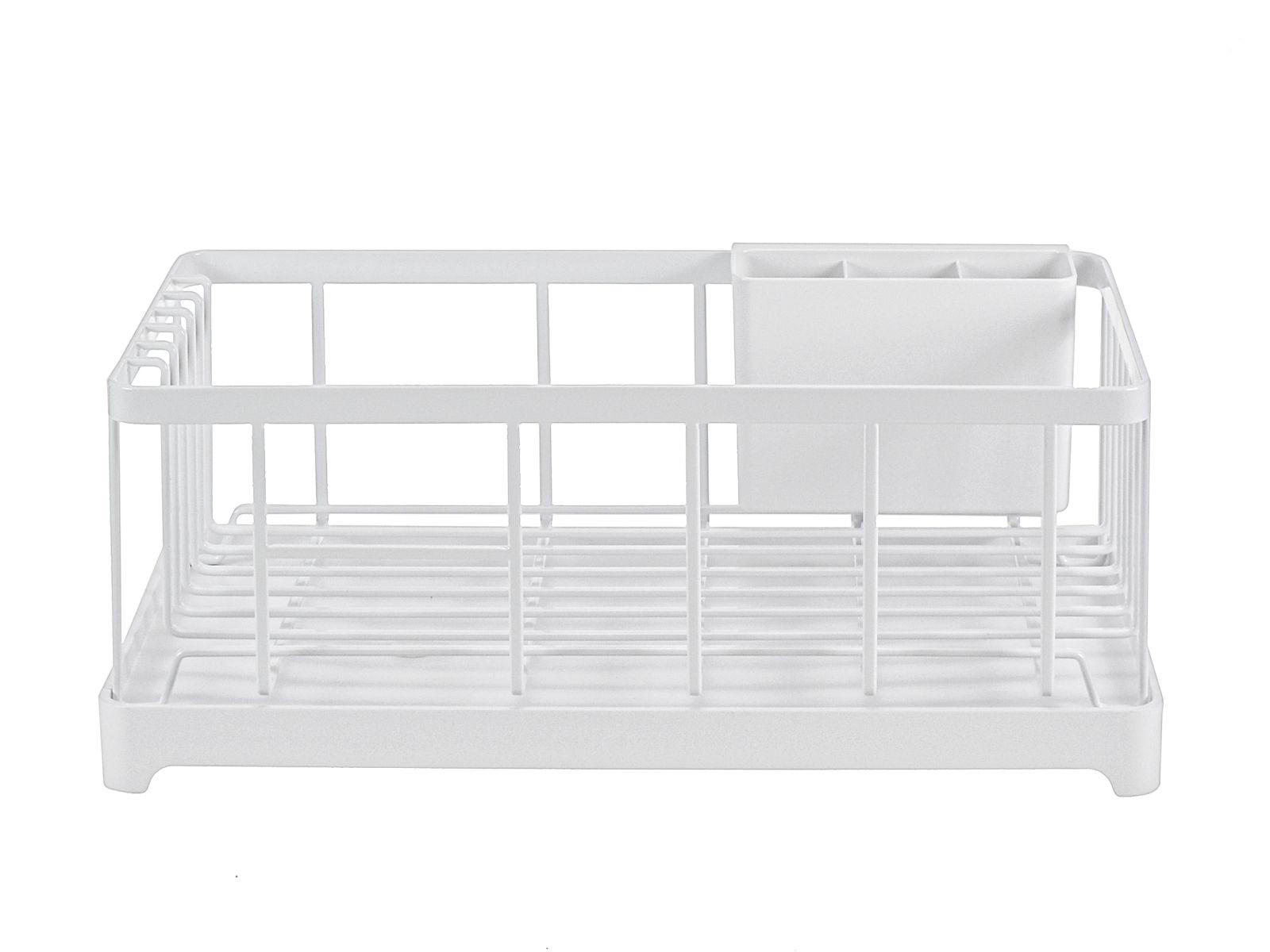 GESCHIRR-ABTROPFGESTELL Tower weiß 42/17/23 cm - Weiß, Metall (23/17/42cm) - Yamazaki
