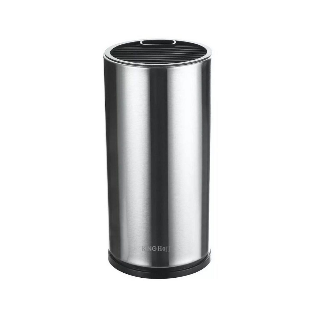 KÜCHENMESSERSTÄNDERBLOCK 31845 - Silberfarben, Metall (11.7/23.5/23.5cm) - Kinghoff 