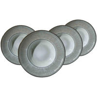 PASTATELLER Salerno grau ø 30,5 cm 4er Set - Grau, Keramik (30.5cm) - Ritzenhoff Breker