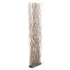 RAUMTEILER WAVE Weidenzweige grau - Grau, Naturmaterialien (40/170/12cm) - DESIGN DELIGHTS