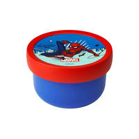 FRUCHTBOX MIT GABEL Campus Spiderman 300 ml - Blau/Rot, Kunststoff (6.7/10.4/6.7cm) - Mepal
