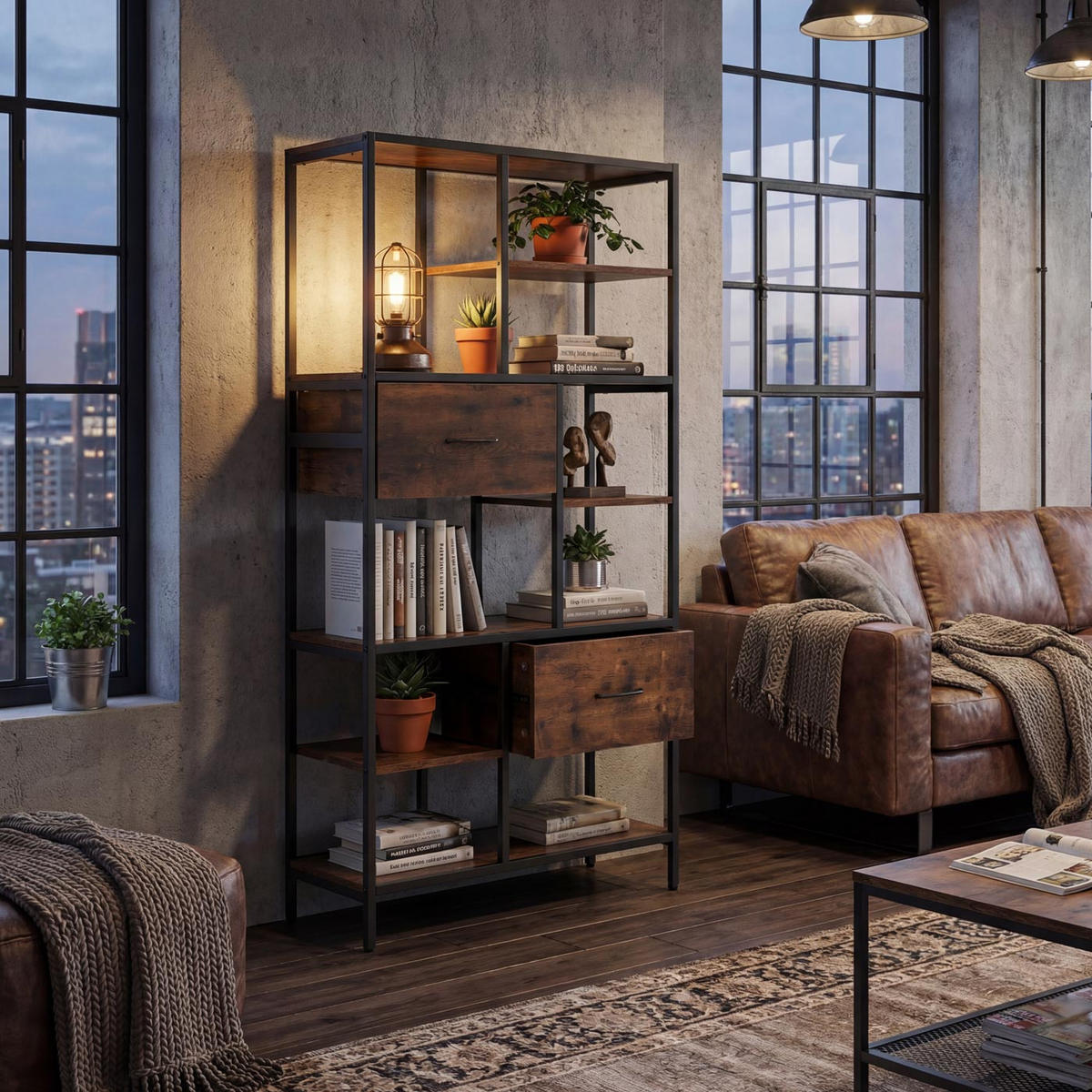 REGAL Dunkelbraun - Dunkelbraun, Holzwerkstoff (81/150/33cm) - MCW