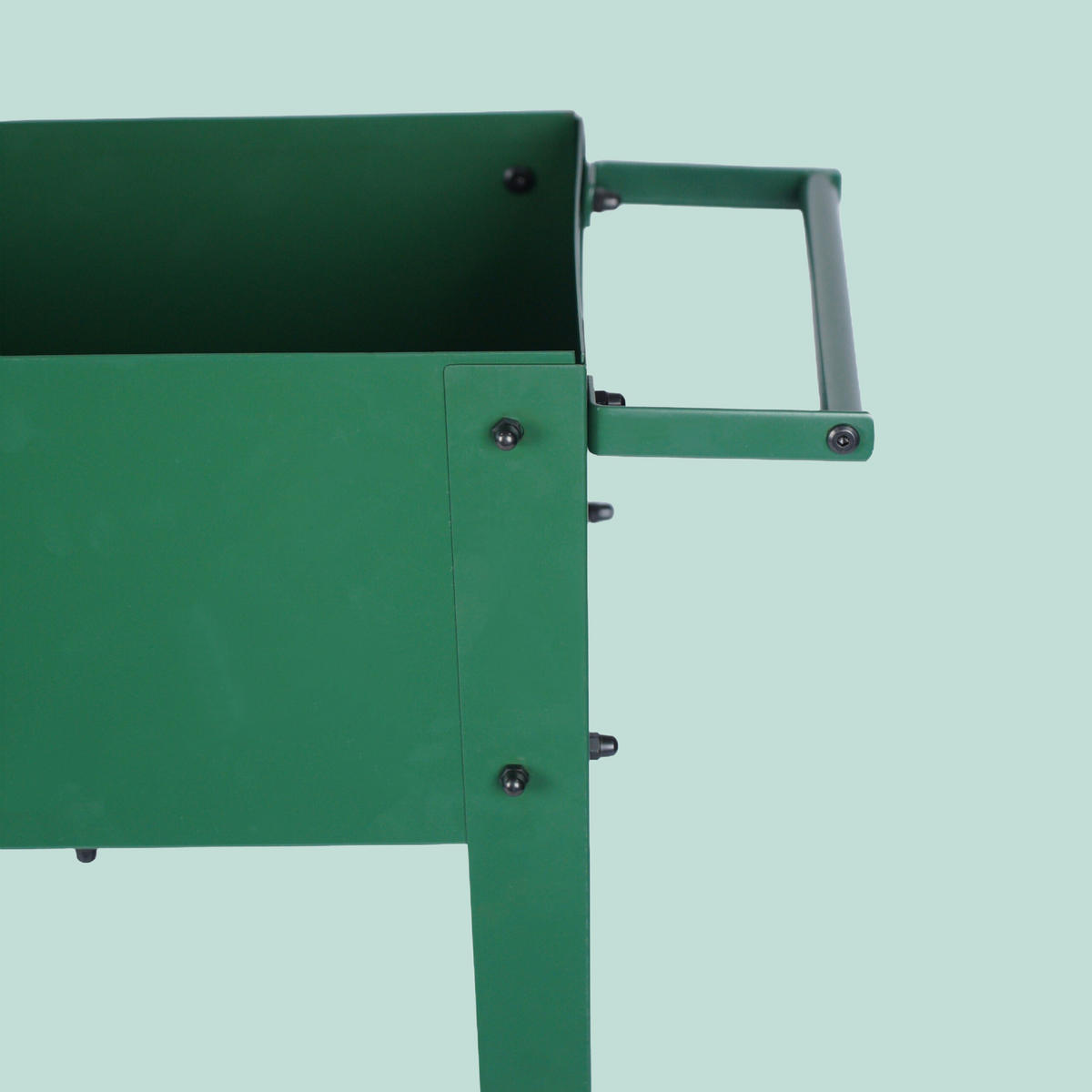 HOCHBEET - Grün, Kunststoff/Metall (85/80/50cm) - Relaxdays