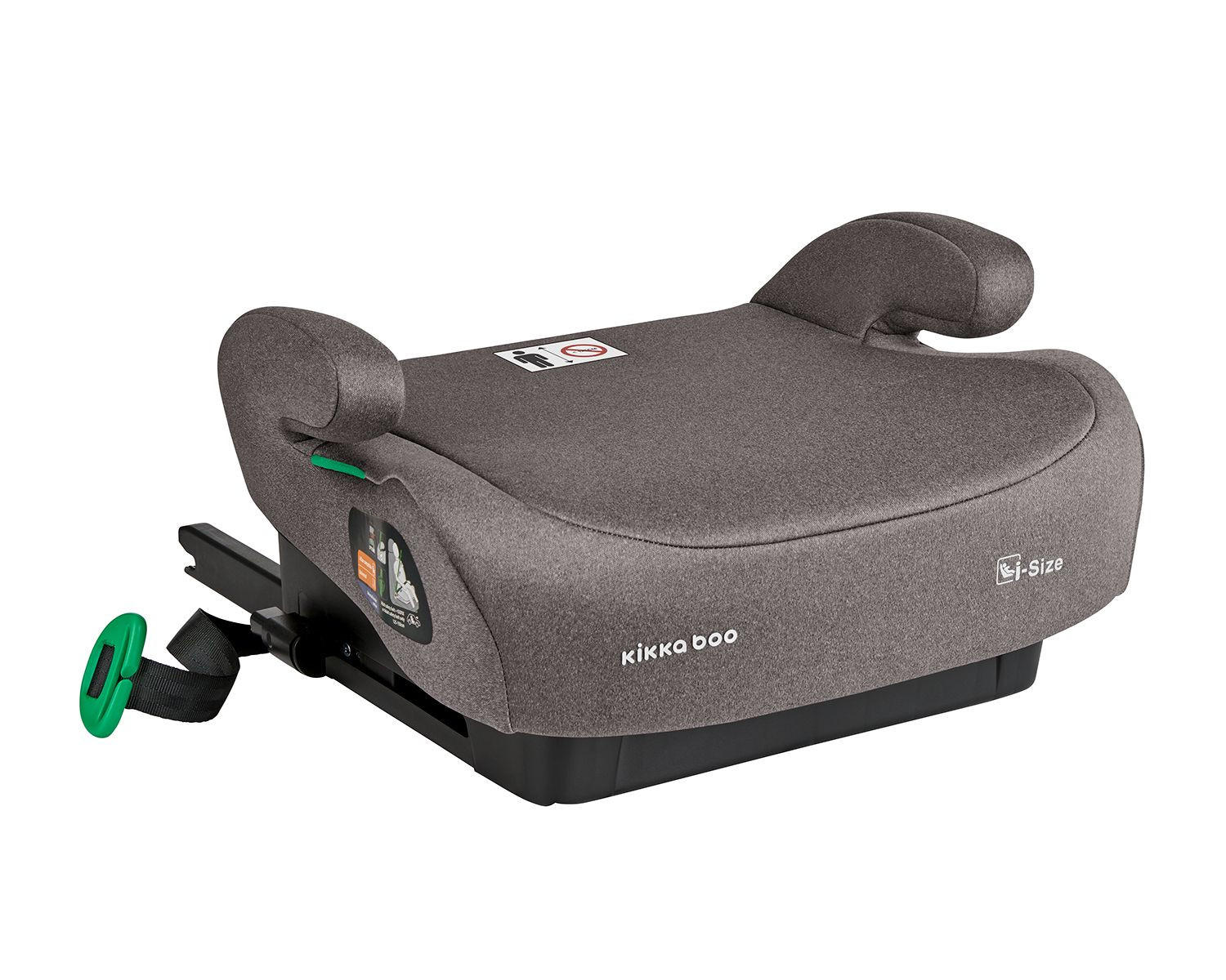 SITZERHÖHUNG i-Tip Braun i-Size (125-150cm) ISOFIX, Armlehne - Braun, Kunststoff (42/21/35cm) - Kikka boo