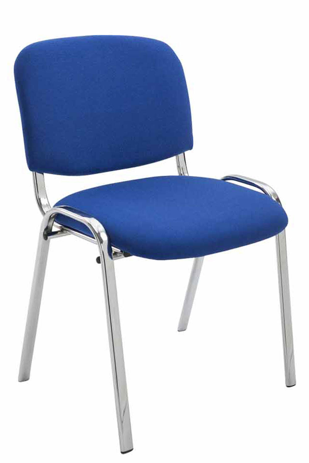 TPFLiving Besucherstuhl Blau 53x83x53 cm