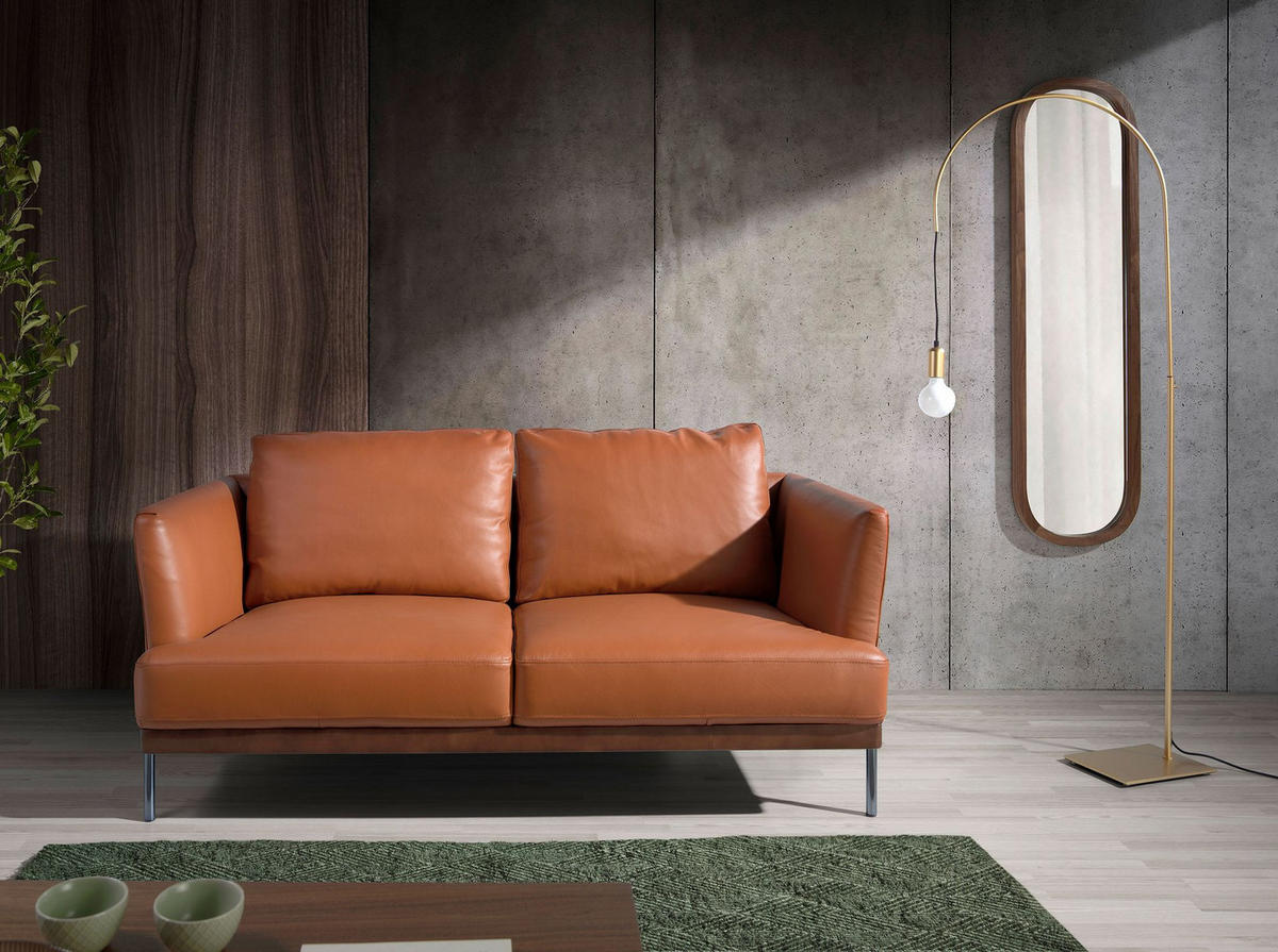 WANDSPIEGEL Wandspiegel Ovale Walnuss 40/150/4 cm - Walnussfarben, Holz (40/4/150cm) - ANGEL CERDA