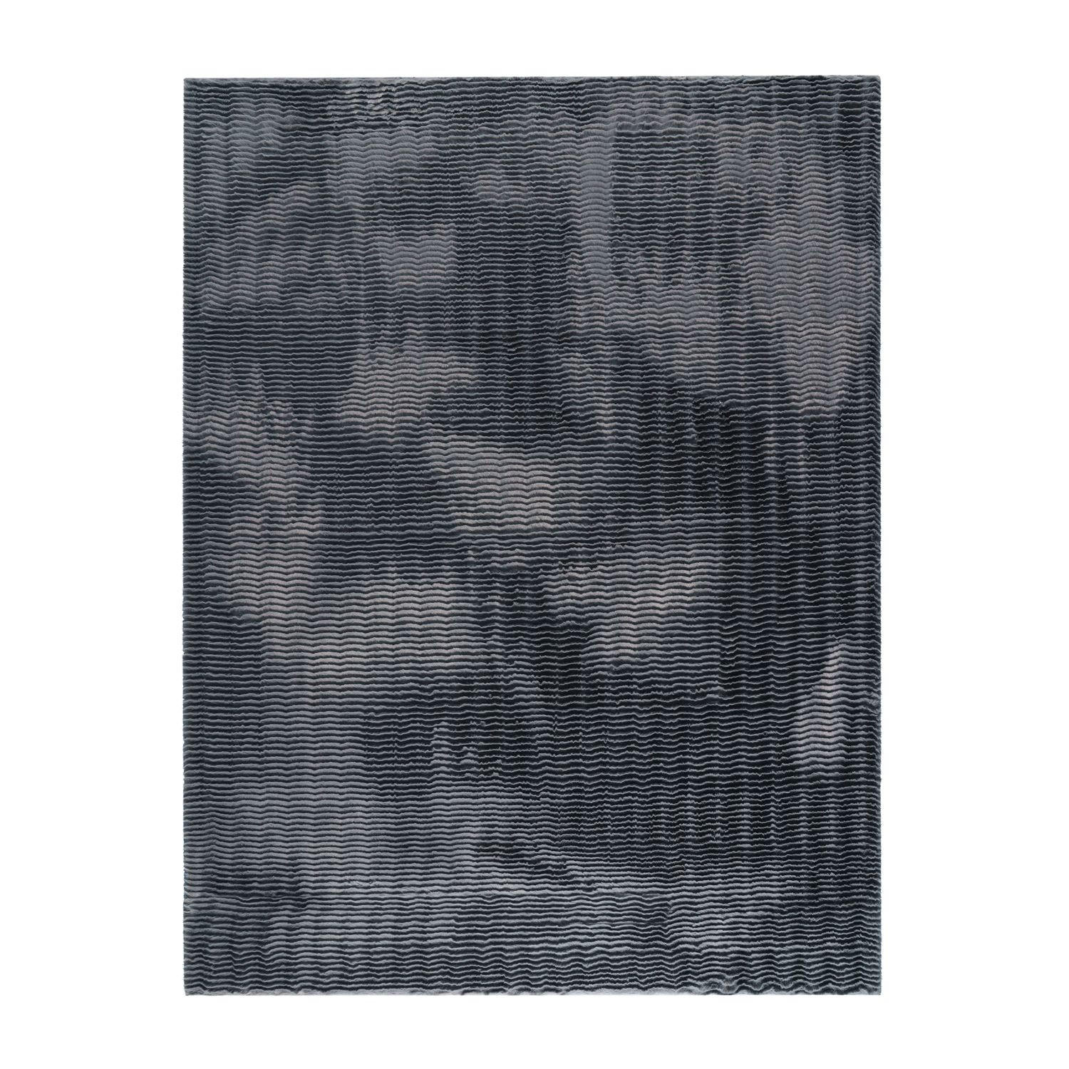 HOCHFLORTEPPICH Rauten Anthrazit 160 x 220 cm - Anthrazit, Kunststoff (160/220cm) - TT Home
