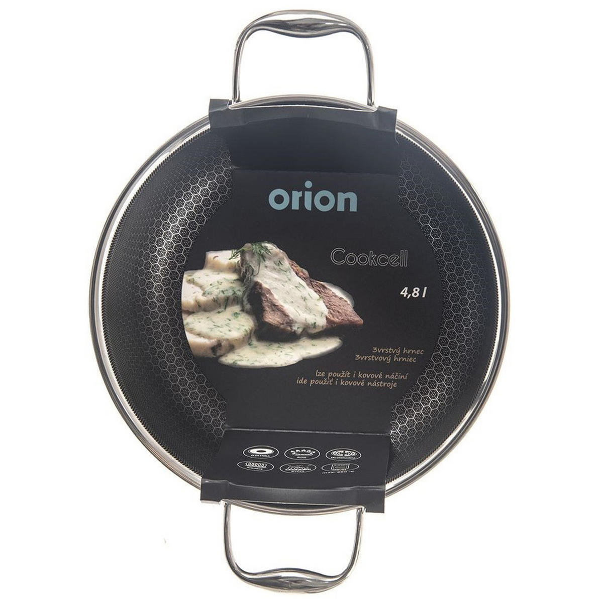 HYBRIDTOPF Cookcell mit Antihaftbeschichtung silber - Silberfarben, Metall (4.8cm) - Orion 