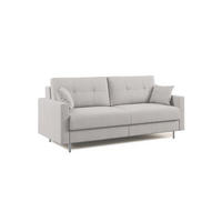SCHLAFSOFA Megan - Hellgrau, Textil (188/97/96cm) - Divani.store