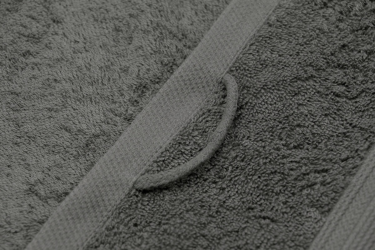 GÄSTETÜCHER, 10er-Set, 30x50 cm, 100% Baumwolle, Grau - Anthrazit, Textil (30/50cm) - Zollner